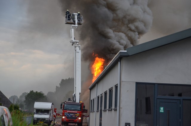 Grote Brand in Zwaag