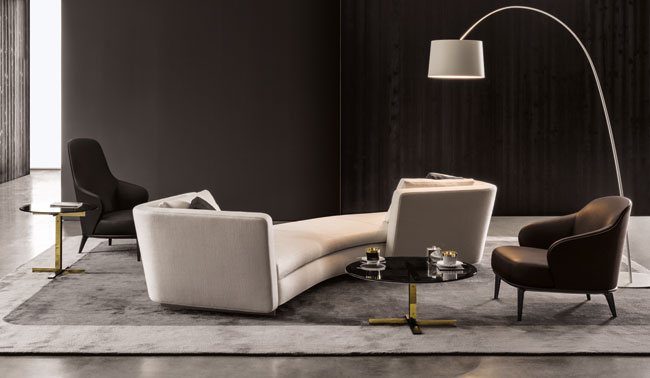 Minotti's Seymour zitsysteem